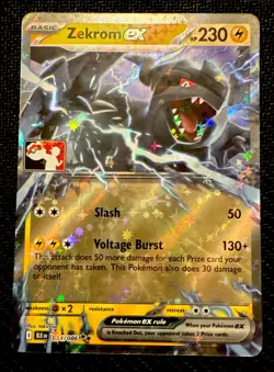 Pokemon Card Zekrom ex 34/86 - Pokemon Play Stamp - Prize Pack Series 8 - Image 1
