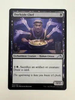 Dockside Chef MTG Magic the Gathering Card NM Near Mint NEO - Image 1