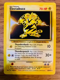 Electabuzz (20/102) Rare Base Set Pokemon Card! FAST & FREE P&P! - Image 2
