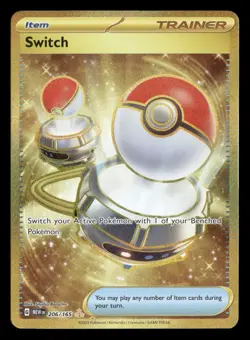 Switch - 206/165 - Secret Rare - Scarlet & Violet 151 - Pokemon Card - NM/M - Image 1