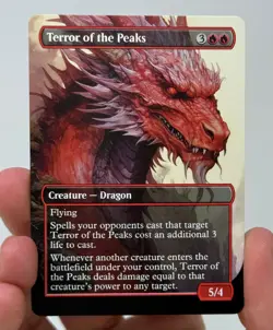 Terror of the Peaks Proxy Card with Custom designed art - Image 1