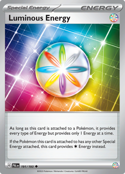Luminous Energy 191/193 Paldea Evolved PAL Pokemon Card NM - Image 1