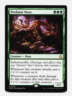 Predator Ooze [Foundations] MTG Magic NM/M 🌳🌳🌳 - Image 1