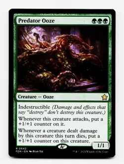 Predator Ooze [Foundations] MTG Magic NM/M 🌳🌳🌳 - Image 3