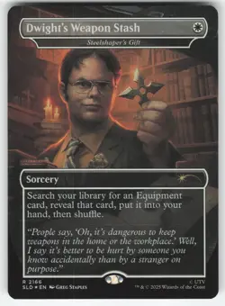Dwight's Weapon Stash Steelshaper's Gift 2166 R MTG Secret Lair NM - Image 1
