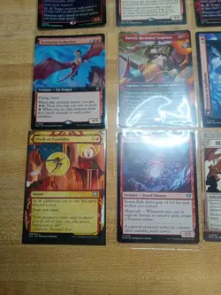 9 Card MTG Lot 3 Mythics 3 Rares 3 Uncommons Mint Full Art Foils Magic - Image 4