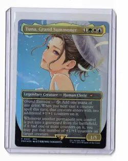 MTG Yuna, Grand Summoner Promo #0001 Holiday Commander Box League Final Fantasy - Image 1
