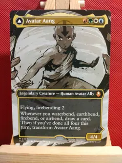 Avatar Aang / Aang, Master of Elements (Borderless) - Avatar - NM - MTG - Image 1