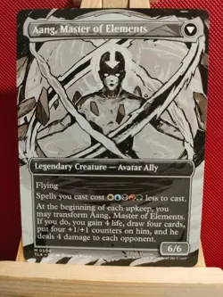 Avatar Aang / Aang, Master of Elements (Borderless) - Avatar - NM - MTG - Image 2