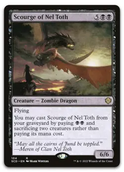 Scourge of Nel Toth #104 (NM) Starter Commander SCD Magic MTG - Image 1