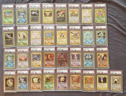 Pokemon Vintage Holo Lot - 33 PSA Graded Holos - WOTC Era (1999-2003) - Image 1