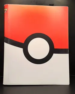Pokemon TCG Ultra-Pro Pokeball Binder Double Sided 9-Pocket Pages - Image 1