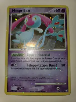 Azelf + Mesprit + Uxie Holo Rare Pokemon Mysterious Treasures LP - Image 2