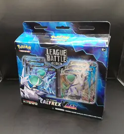 League Battle Deck [Ice Rider Calyrex VMAX] Pokemon TCG Sealed Deck Kit - Image 1