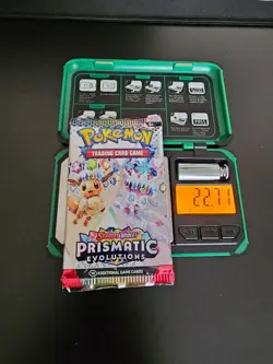 Pokemon TCG Prismatic Evolutions Booster Pack Heavy (22.71g) - BRAND NEW/ SEALED - Image 1
