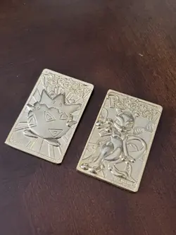 Mewtwo and Togepi Burger King Pokemon 23K Gold Plated Cards - Image 2