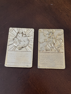 Mewtwo and Togepi Burger King Pokemon 23K Gold Plated Cards - Image 3