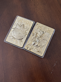 Mewtwo and Togepi Burger King Pokemon 23K Gold Plated Cards - Image 5
