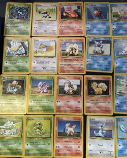 Vintage WOTC Pokemon Card Lot - 35 Cards Base Set NM! - Image 2