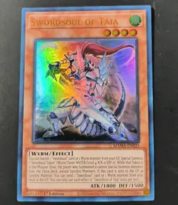 Yu-Gi-Oh! Swordsoul Of Taia Ultra Rare MAMA-EN035 1st Edition NM - Image 1