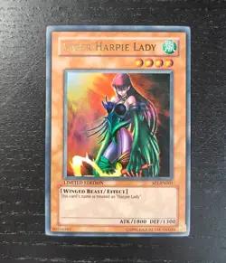 Cyber Harpie Lady Konami Yugioh SP1-EN001 Limited Sneak Peek Foil Promo LP - Image 1