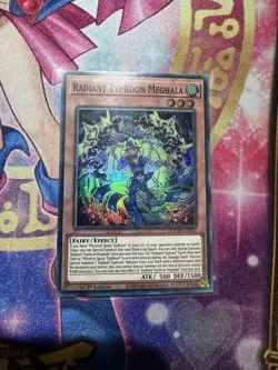 Yugioh! Radiant Typhoon Meghala Dood-En012 Super Rare 1st Ed Near Mint!! - Image 1