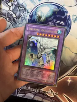 (HE) Elemental Hero Absolute Zero YG04-FR001 Yugioh French Ultra Rare LP - Image 2