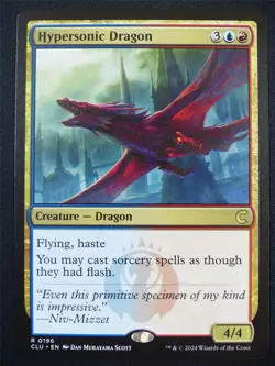 Hypersonic Dragon - CLU - Mtg Card #5I8 - Image 1