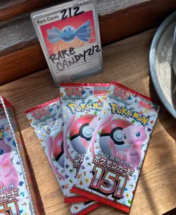 3 Packs Pokemon Card Game Japanese 151 SV2a Booster Pack - Image 1