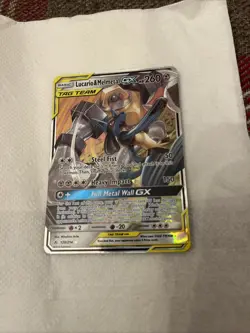 Pokemon TCG Lucario Melmetal GX Card 120/214 - Image 1