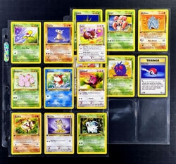 1999 Pokemon 1ST EDITION Jungle Set NEAR COMPLETE Non Holo COMMON Cards Lot WotC - Image 1