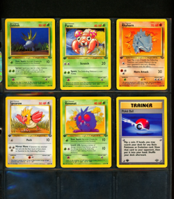 1999 Pokemon 1ST EDITION Jungle Set NEAR COMPLETE Non Holo COMMON Cards Lot WotC - Image 3