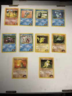 Vintage WOTC Pokemon Card Lot (Base set, Gym Heroes, Fossil, Base 2, Rocket) - Image 4