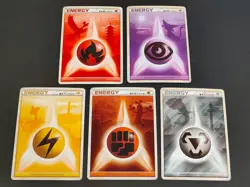 NM- 5 Silhouette Energy Cards Espeon Ho-oh 2009 Legend Lot set Japanese aca480 - Image 1