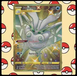 Frosmoth - 204/192 - Pokemon Rebel Clash Sword & Shield Secret Rare Card NM - Image 1