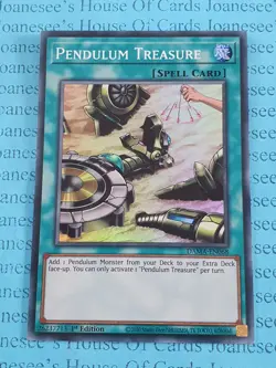 DAMA-EN068 Pendulum Treasure Super Rare Yu-Gi-Oh Card 1st Edition New - Image 1