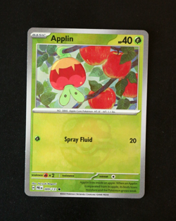 Pokemon Card - Applin 009/131 Master Ball Reverse - Prismatic Evolutions - NM ⭐ - Image 1