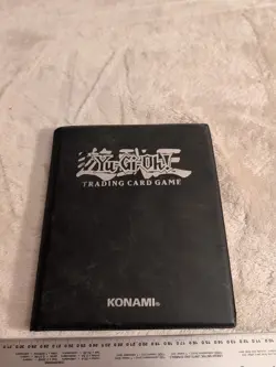 Yu-Gi-Oh! Trading Card Game Card Binder Vintage 1996 Black & Silver Hardcover - Image 1