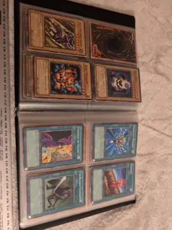 Yu-Gi-Oh! Trading Card Game Card Binder Vintage 1996 Black & Silver Hardcover - Image 5
