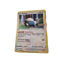 Relaxo 055/078 DE | Pokemon Card Snorlax | Carte Pokemon Ronflex | Holo | GO Set - Image 1