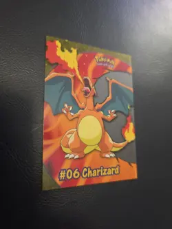 Charizard CLEAR Pokemon Card Topps BLUE Label TV Animation #06 LP PC3 Vintage - Image 4