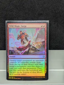 Wild Magic Surge FOIL X1 LP Commander Legends Battle at Baldur's Gate MTG - Image 1