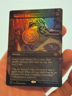 1X FOIL Imperial Seal BORDERLESS MINT MTG Magic 2X2 Double Masters Tutor CEDH - Image 2