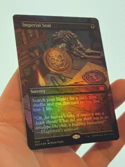 1X FOIL Imperial Seal BORDERLESS MINT MTG Magic 2X2 Double Masters Tutor CEDH - Image 3