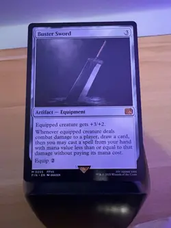 Buster Sword Final Fantasy MTG Regular Near Mint - Image 1