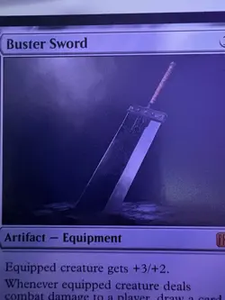 Buster Sword Final Fantasy MTG Regular Near Mint - Image 4