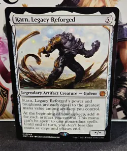 magic the gathering - Karn, Legacy Reforged - Legendary Artifact Creature -Golem - Image 1