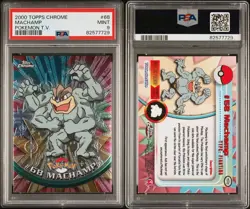 2000 Topps Chrome Machamp #68 Pokemon TCG PSA 9 🔥 - Image 3