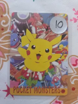 MEW Pokemon Pocket Monsters Japanese Vending Prism Sticker Holo Foil LP - Image 2