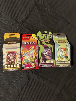 Pokemon Premium Tournament Collection Lot Iono, Klara, Cyrus & Juniper Sealed - Image 1